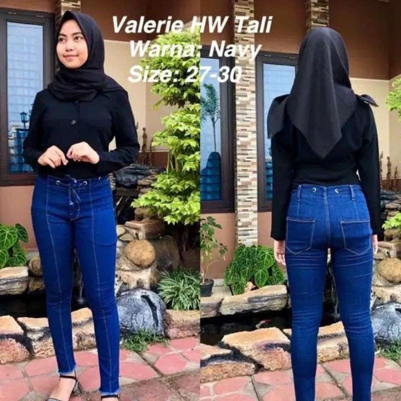 VALERI HIGHWAIST // HIGHWAIST JEANS PINGGANG TALI