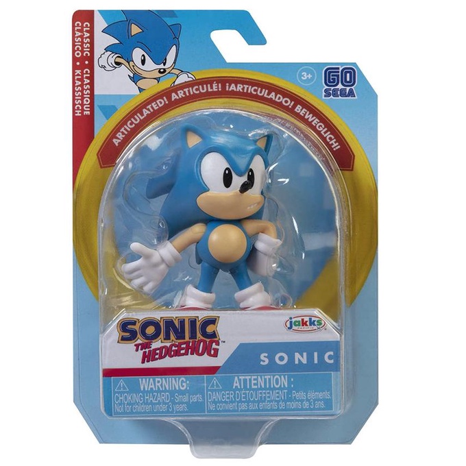 JAKKS Pacific Action Figure 2,5 Inch Sonic The Hedgehog -Classic Sonic
