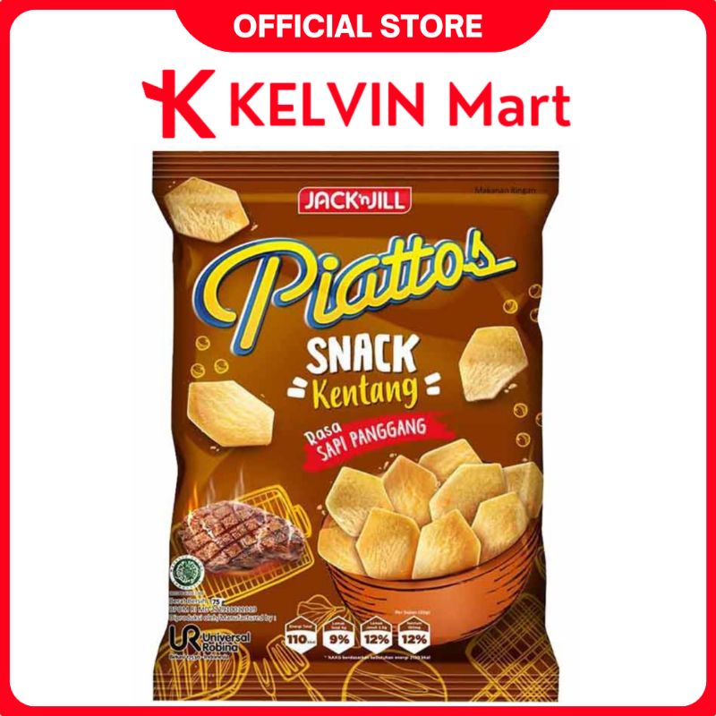 

Piattos Keripik Kentang Rasa Sapi Panggang pck 75g | KELVIN Mart