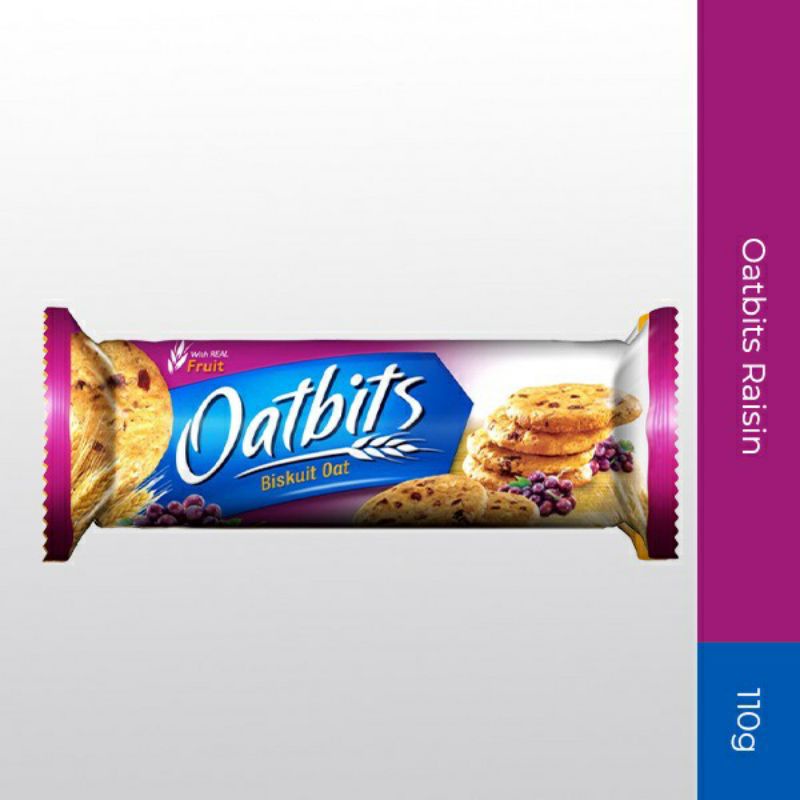 

Oatbits Biskuit Oat Raisin 110gr