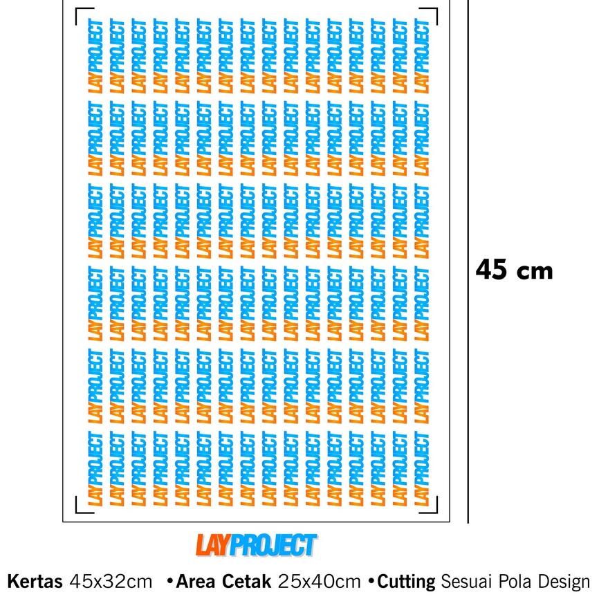 

PROMOSI !! 9.9 Custom Sticker Vinyl Stiker Hologram A3 Logo Toko Bengkel Komunitas Thailook LAY PROJECT [KODE 57]
