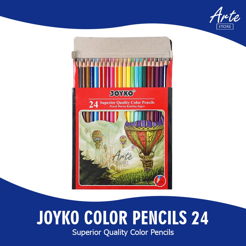 Pensil Warna - Joyko Color Pencil 24 Warna