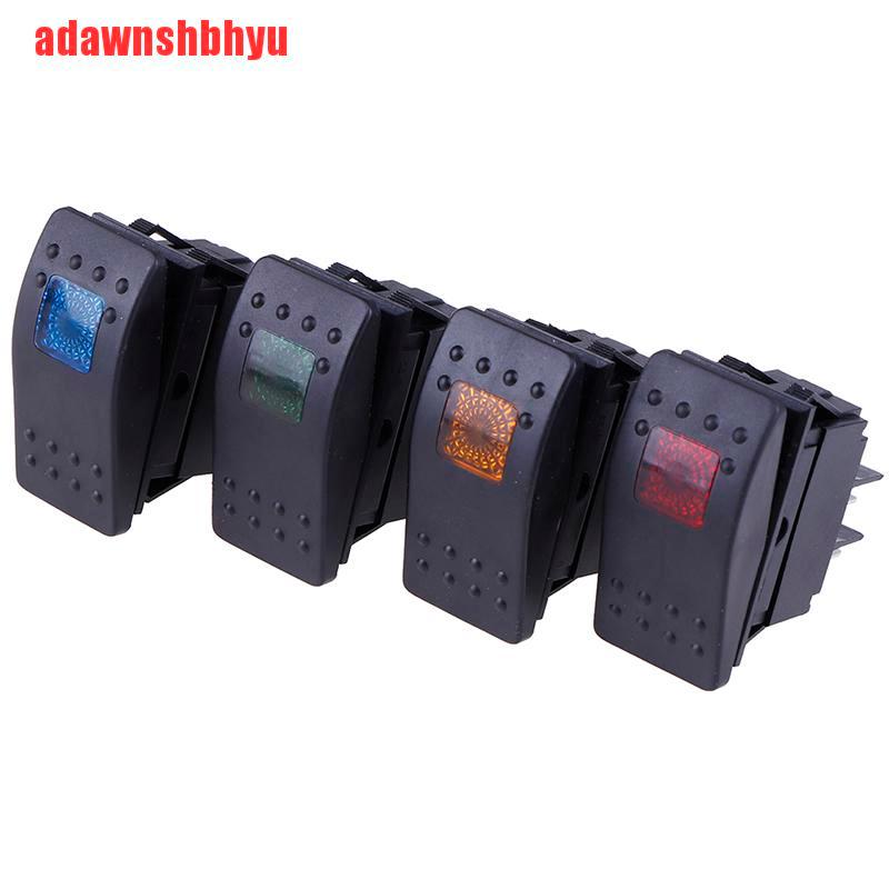 (adawnshbhyu) Saklar Rocker Toggle Switch Anti Air Untuk Mobil / Perahu