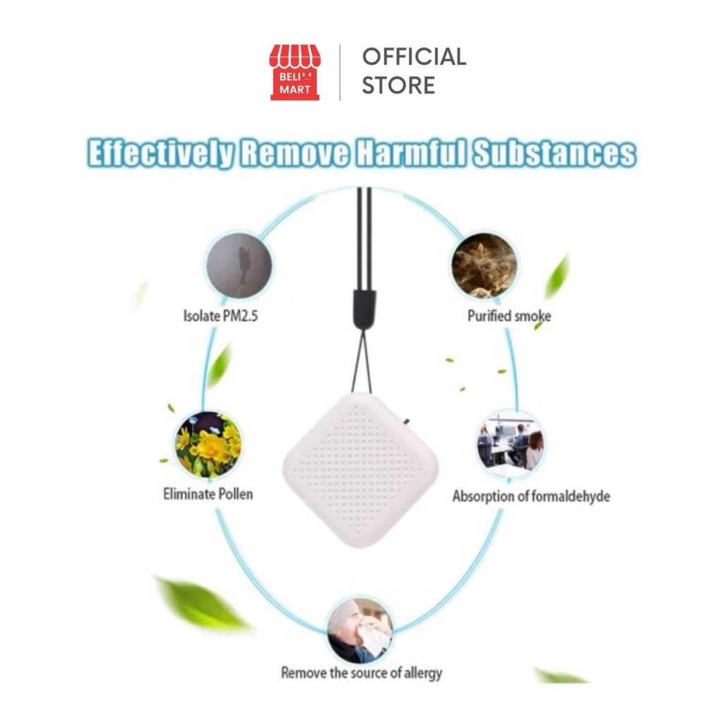 Air Purifier Sterilizer Portable Wearable Necklace | Kalung Air Purifier Ion Negatif Portable