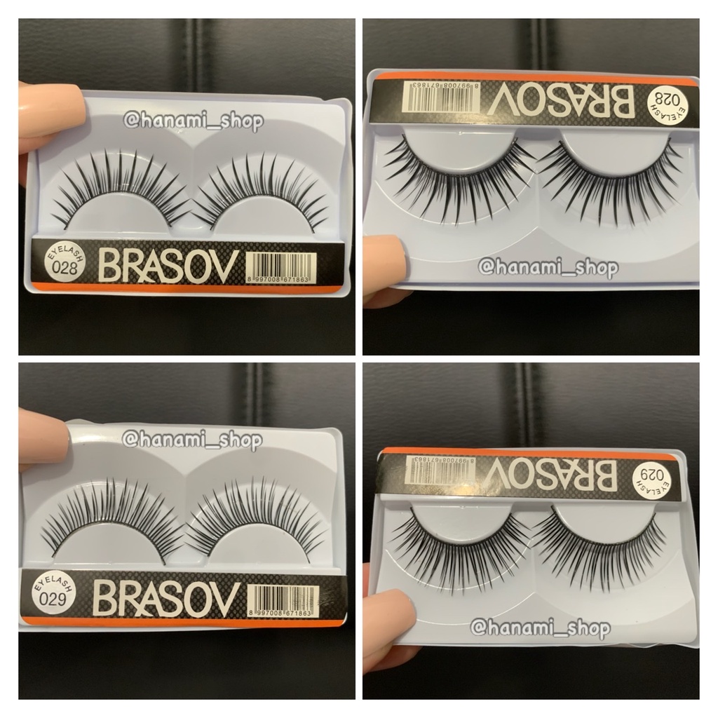 BRASOV Bulu mata Palsu Natural  fake eyelash 1pasang