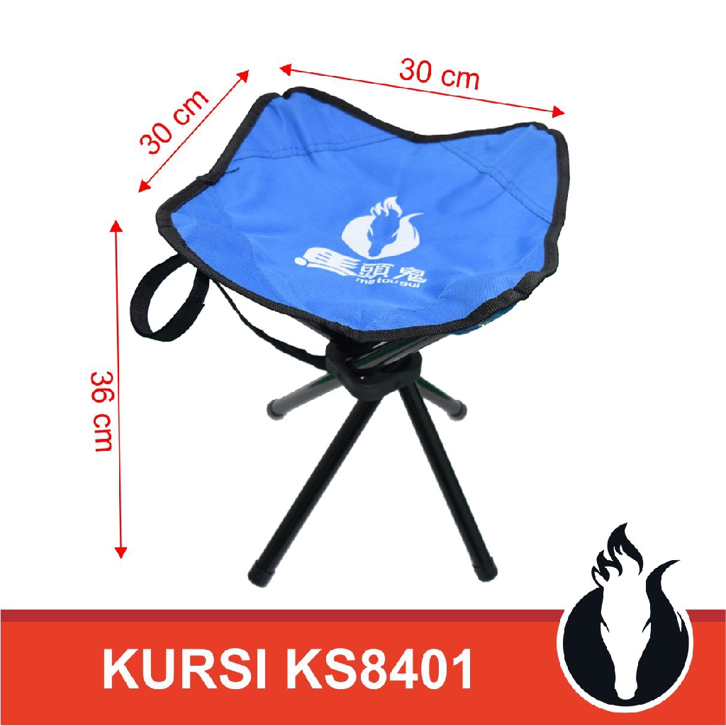 Kursi Lipat KS8401 Camping Hikkingg Mancing Kaki 4 Outdoor Kursi Lipat KS8401 Camping Hikkingg Mancing Kaki 4 Outdoor