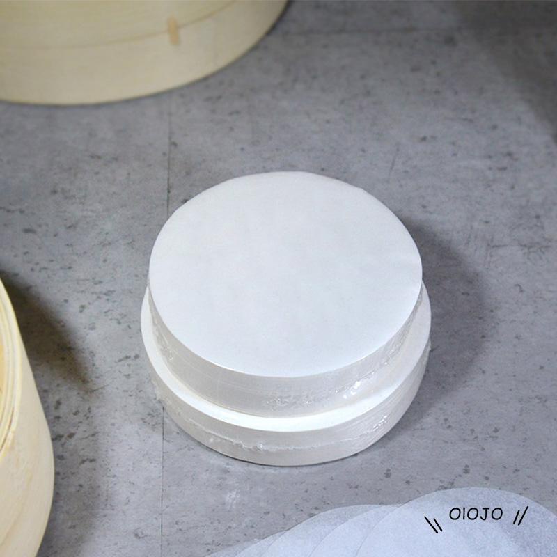 50 Pcs Kertas Minyak Untuk Mengukus Air Fryer Barbekyu Roti ol2