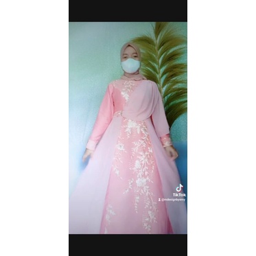 gamis pesta premium terbaru MDrafelia