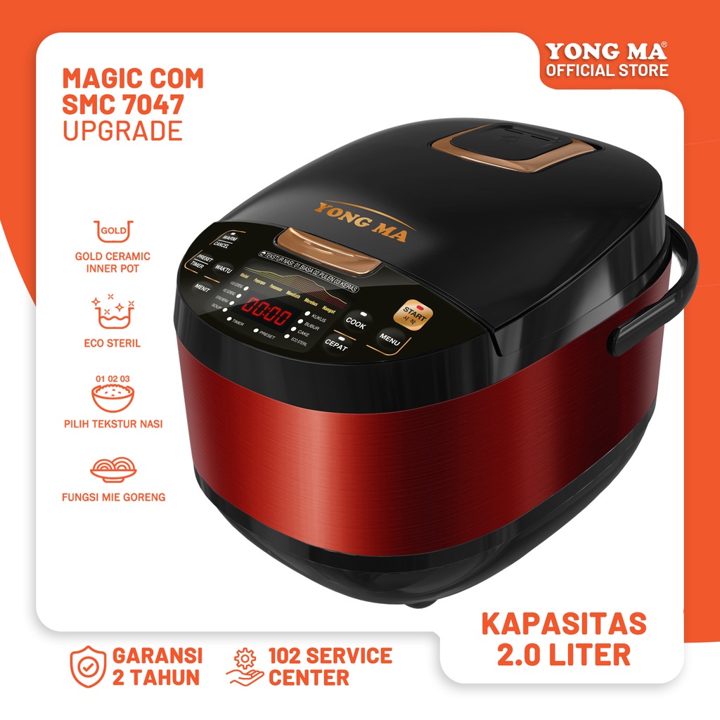 Jual Yong Ma Digital Rice Cooker 2 Liter Magic Com / SMC7047