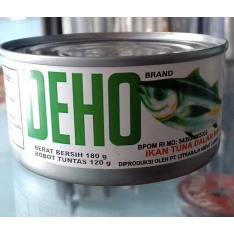 Deho Tuna Kaleng 180 Gram spesial untuk mancing ikan mas