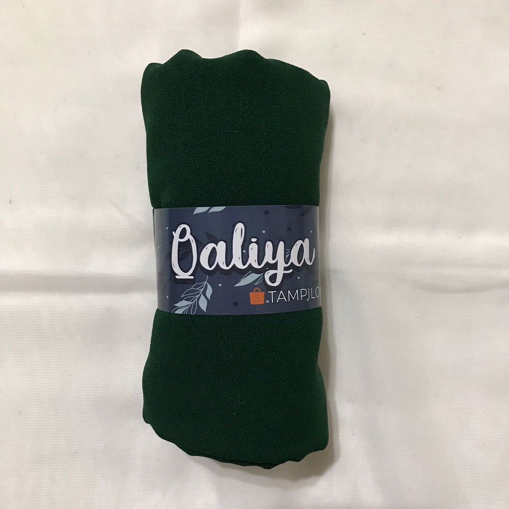 JILBAB PASHMINA SABYAN DIAMOND ITALIANO HIJAB PREMIUM-hijau botol