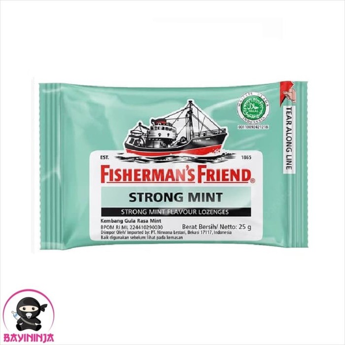 

FISHERMANS FRIEND Strong Mint 25 g T-Ninjabayi 01