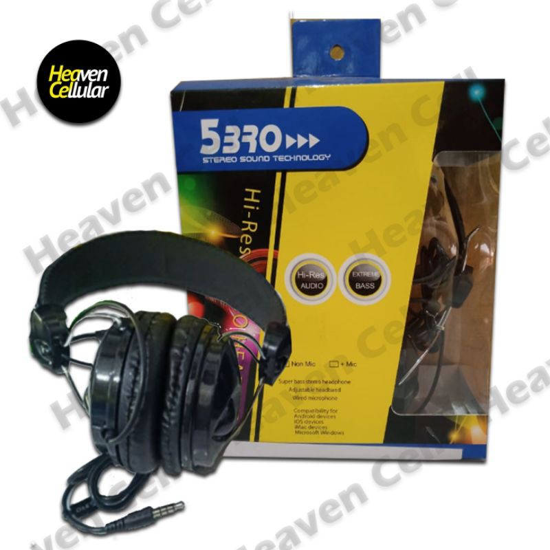 5Bro Stereo Headphones Headset Microphone