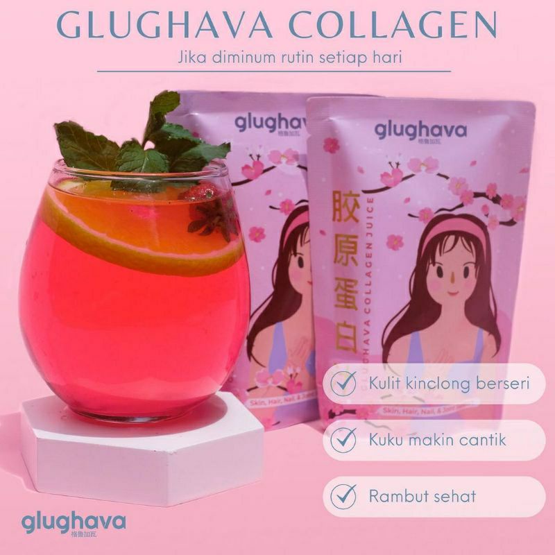 Glughava Collagen Juice Minuman Collagen Pencerah Kulit