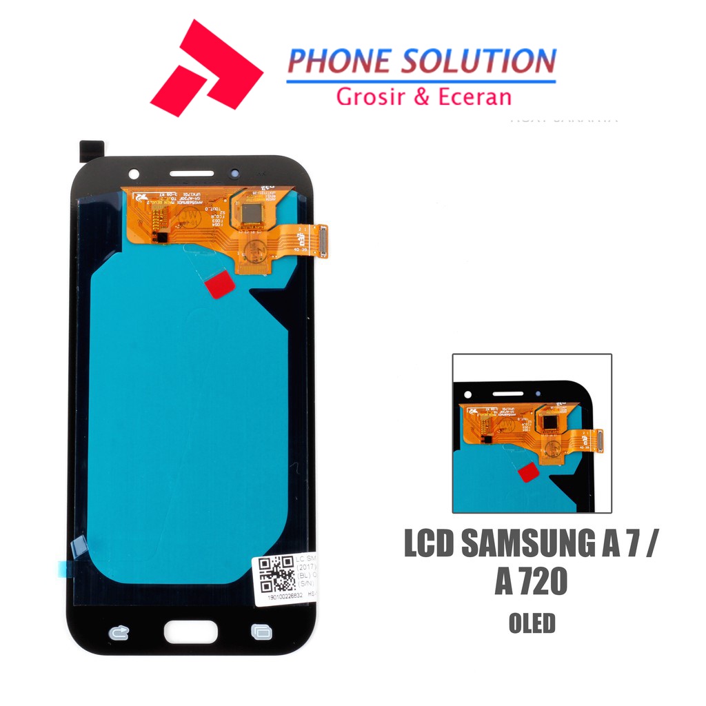 LCD Samsung A7 A720 2017 Fullset Touchscreen // Supplier LCD Samsung - Garansi 1 Bulan