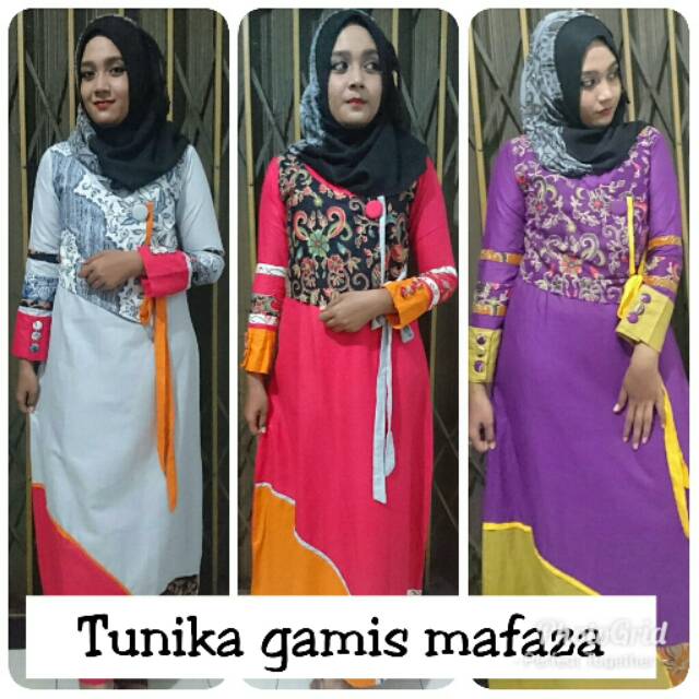Gamis batik tunika