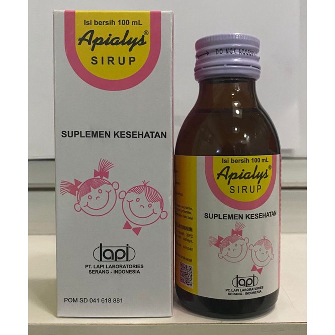 Apialys Sirup 100Ml / Suplemen Anak / Vitamin Anak