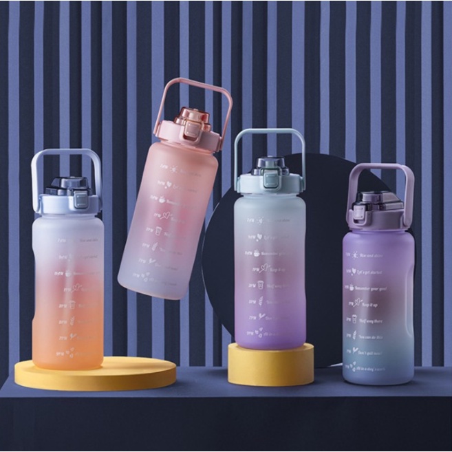 BOTOL MINUM 2 LITER / BOTOL MINUM VIRAL / BOTOL MINUM KOREA / BOTOL MINUM VIRAL TIKTOK