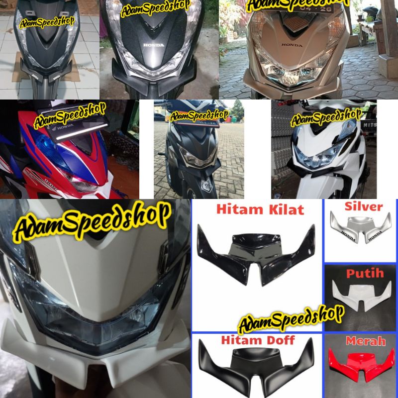 winglet HONDA BEAT FI LED / BEAT STREET / BEAT DELUXE 2020 2021 2022 sayap variasi modifikasi body