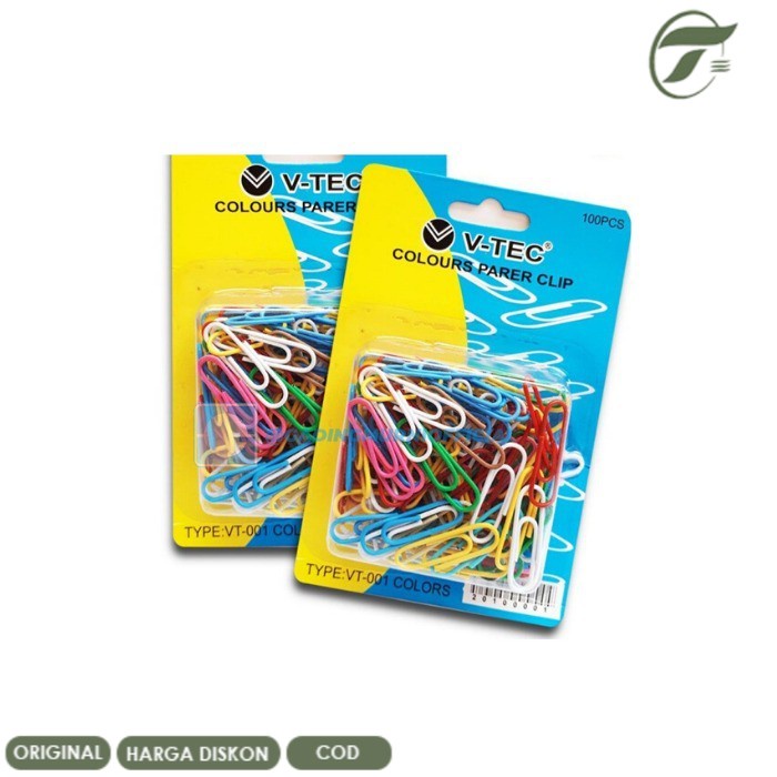 

V-TEC PAPER CLIP VINYL VT-001 KECIL WARNA