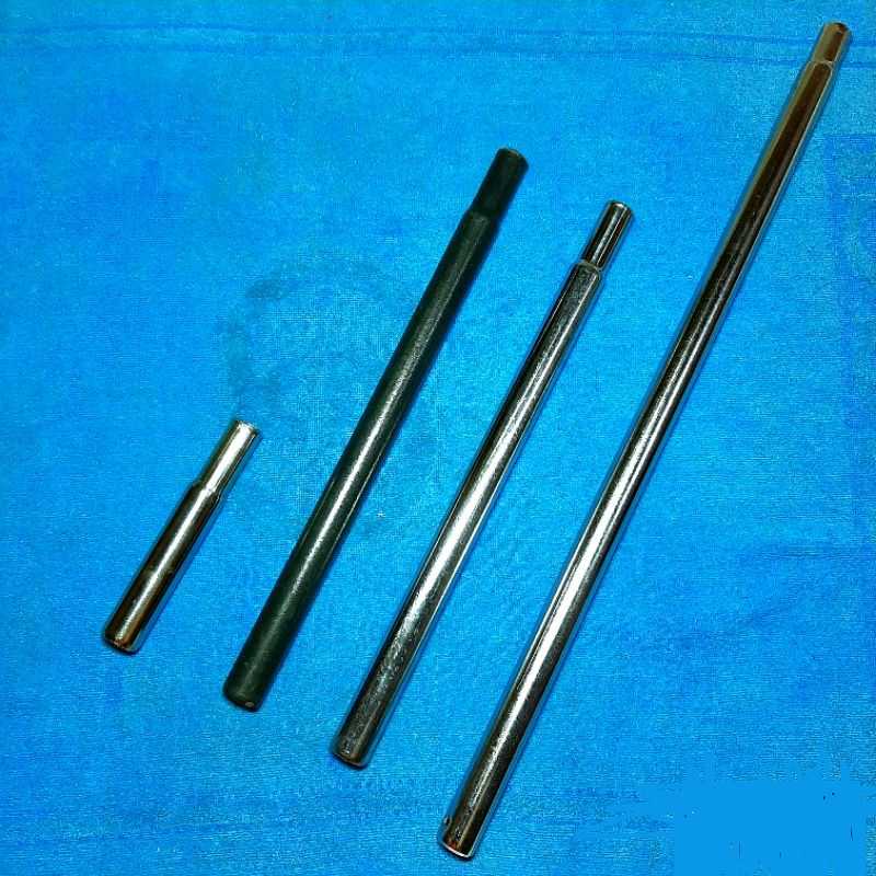 SEATPOST MINION CHOMR HITAM 25.4 mm 60cm 40cm 20cm TIANG SADEL SADDLE SEPEDA MINION MINITRACK MINITREK