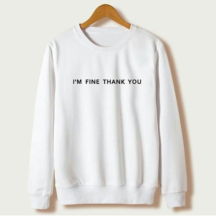 BASIC SWEATER POLOS IM FINE THANK YOU PRIA &amp; WANITA SIZE M-XXL