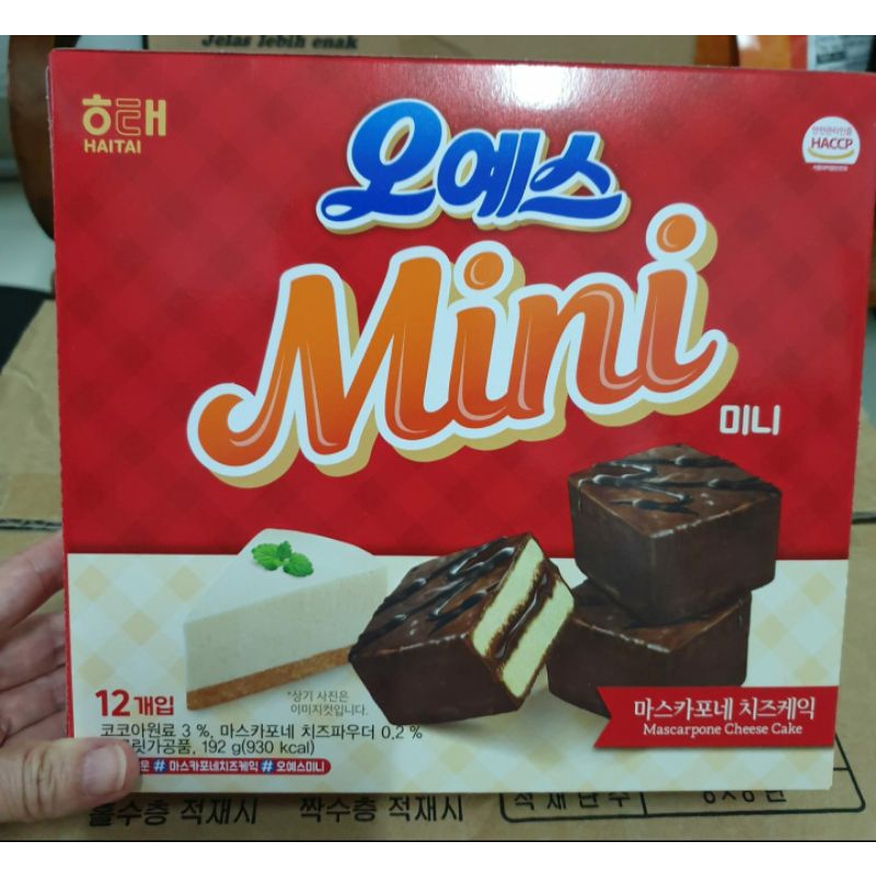 

Haitai Oyes Mini Mascarpone Cheese Cake Biscuit Korea