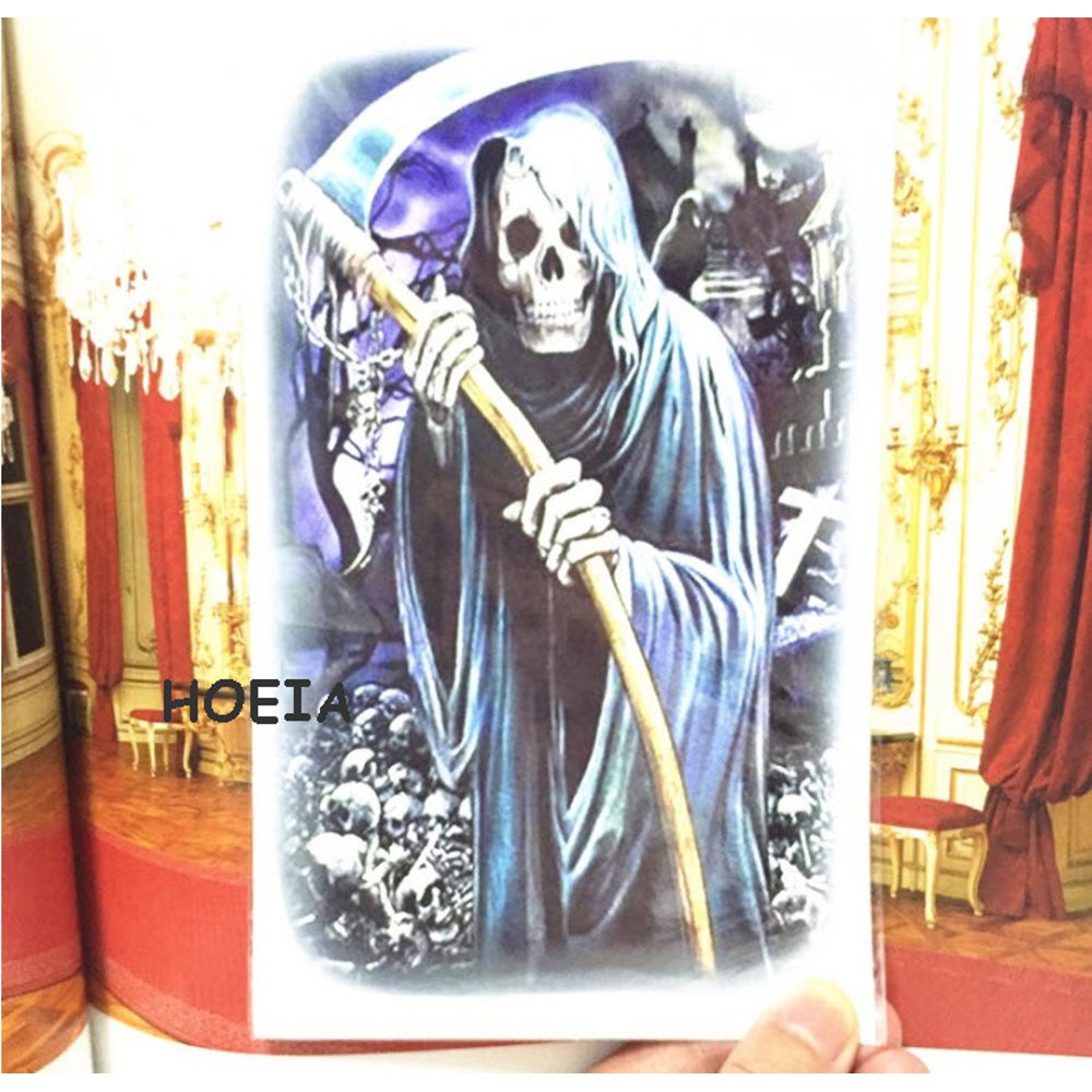 Dijual A6 Ax 147 Temporer Tato Tato Sementara Dewa Kematian Death Angel Limited Shopee Indonesia