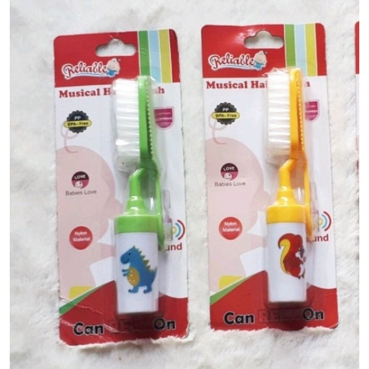 [B-095] Sisir Bayi Bunyi / Musical Hair Brush Reliable