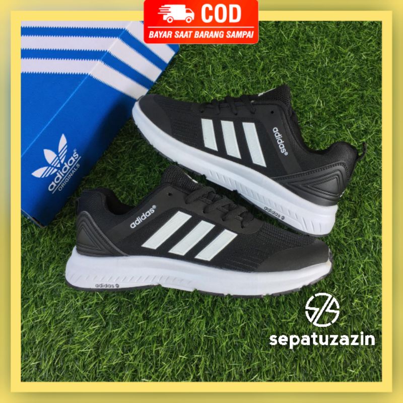 Sepatu Running Pria Adidas Neo Sport Sneakers Olahraga Cowok Grade Original 100% Import Vietnam