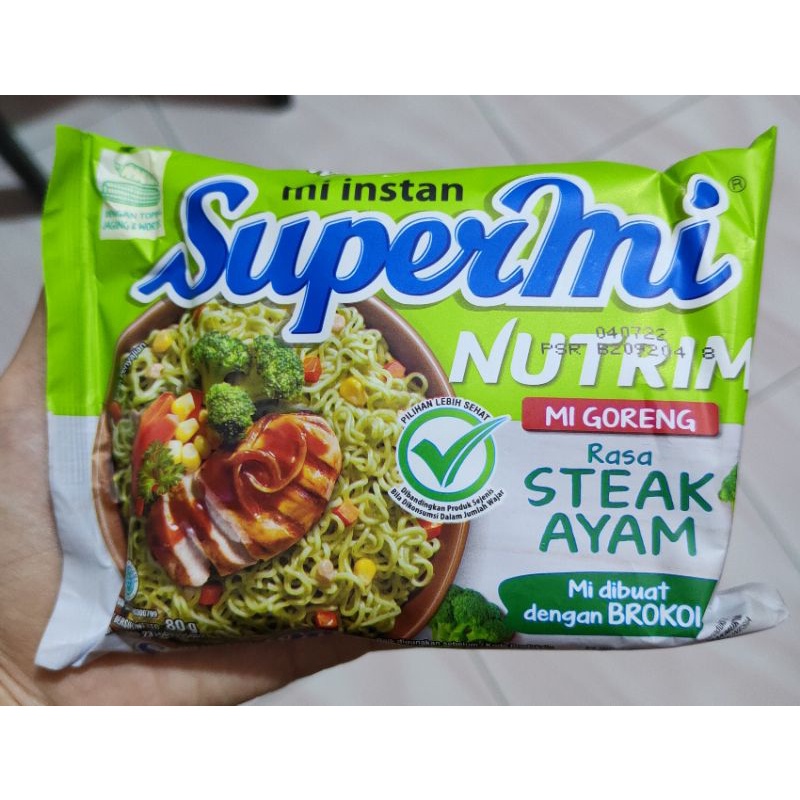 1PCS Mie goreng supermi steak ayam/supermi steak ayam/supermi nutrimi steak ayam/mie goreng murah/mi