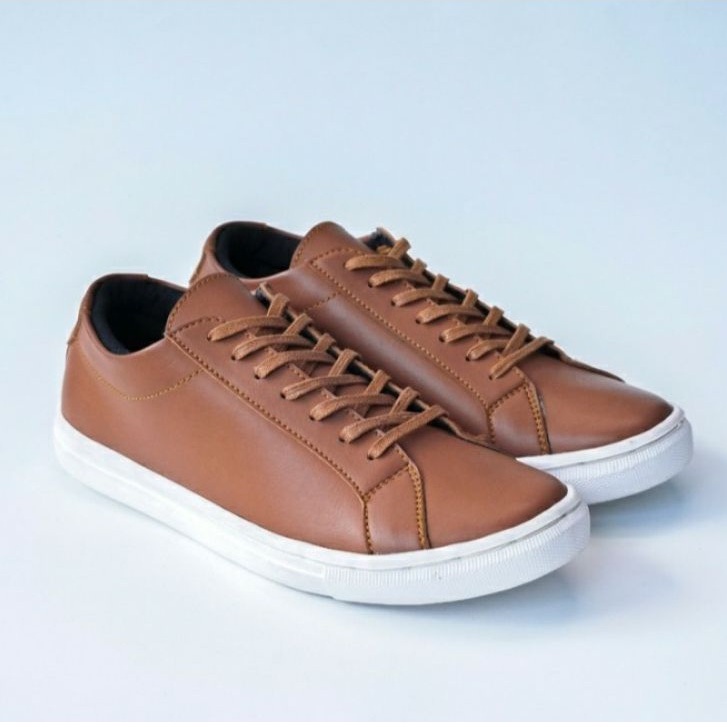 Morningbell -  sepatu pria sneakers vegan / morningbell sneaker / vegan tan