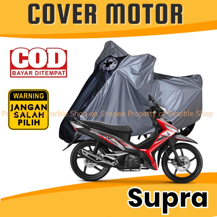 Sarung Cover Jaket Tutup Motor Supra X 125 Waterproof Anti Air Hujan Penutup Mantel Supra 150 Murah