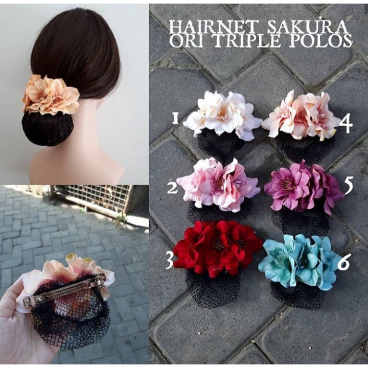 

Hairnet sakura triple polos