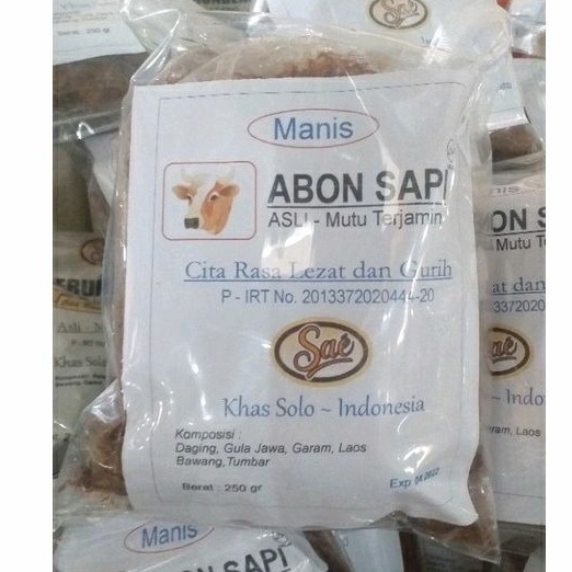 

ABON MANIS SAE 250 GR