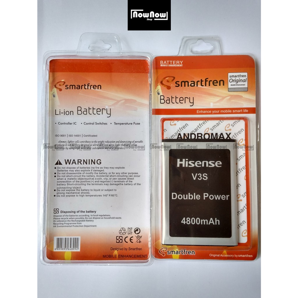 Baterai Smartfren Andromax V3S Original ORI Batre Battery Batu Batrai