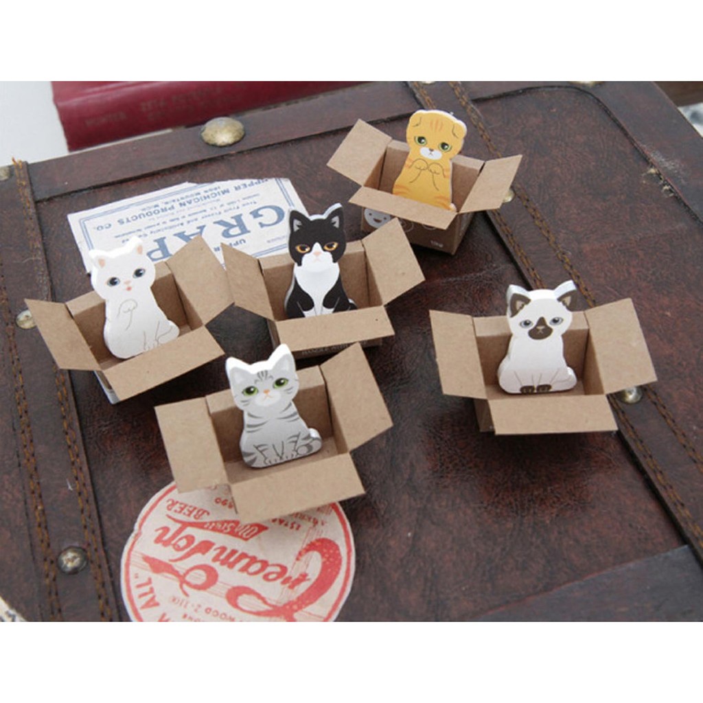 catatan tempel kucing korea /  cat sticky notes post it memo (3F4) SNO013