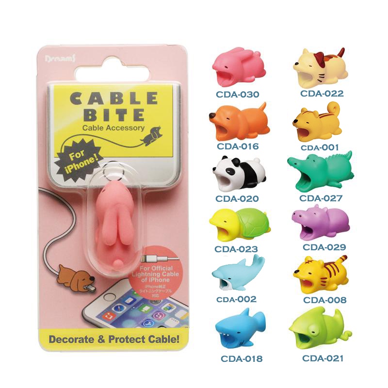 Animal Cable Bite Cute For Android and iPhone Pelindung Kabel data