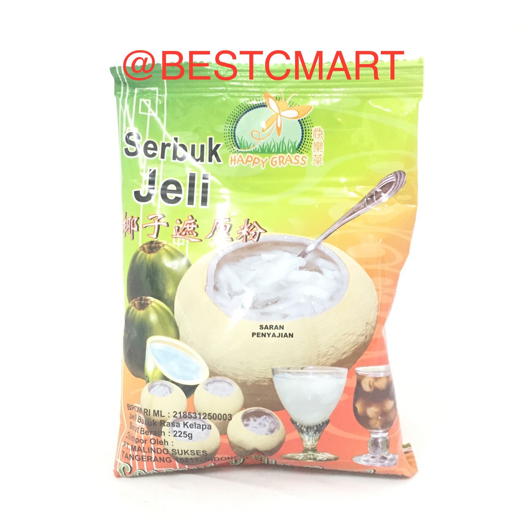 

HAPPY GRASS SERBUK JELI RASA KELAPA 225GR