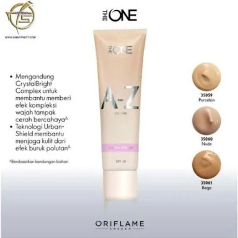 ORIFLAME THE ONE A-Z HYDRA BRIGHT SPF 30