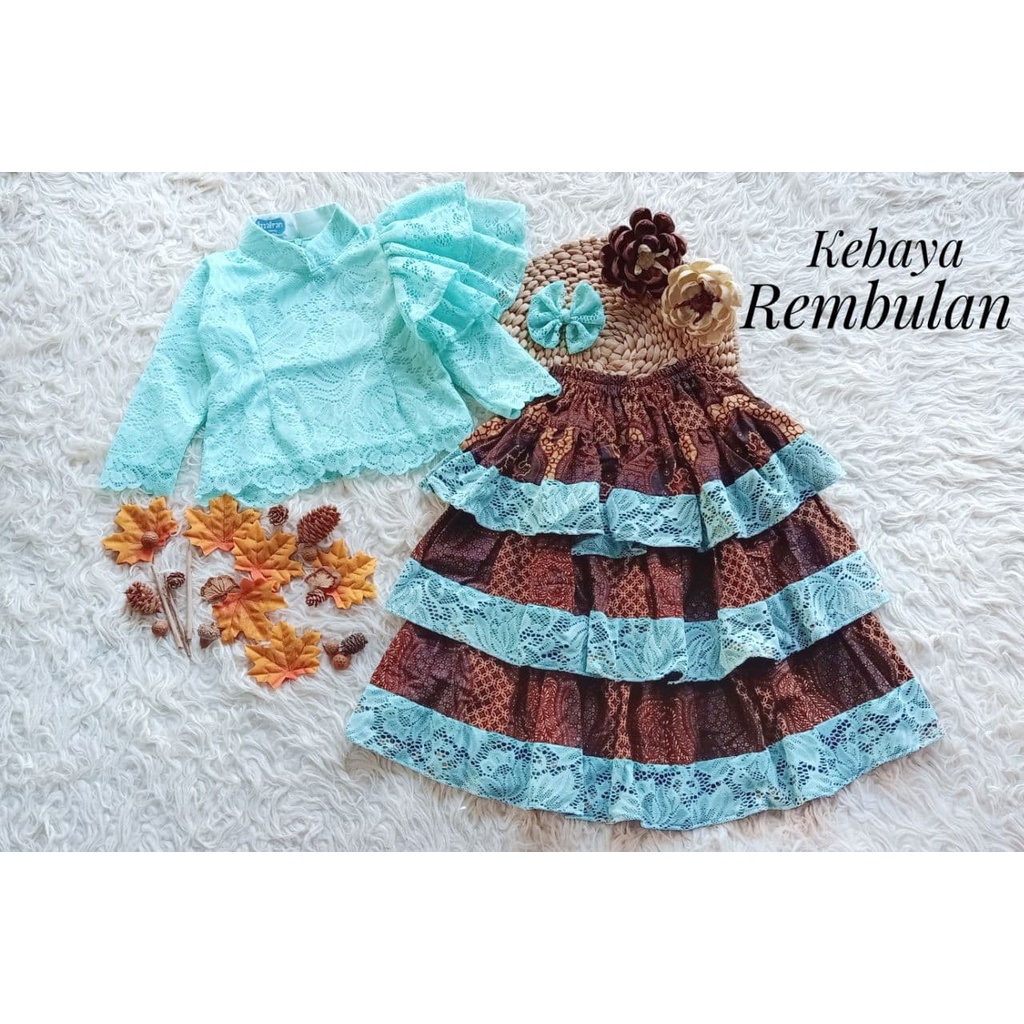 KEBAYA ANAK MODERN/KEBAYA UNIK KEKINIAN/KEBAYA REMBULAN/KEBAYA MURAH/KEBAYA PANJANG/KEBAYA GAUN/KEBA