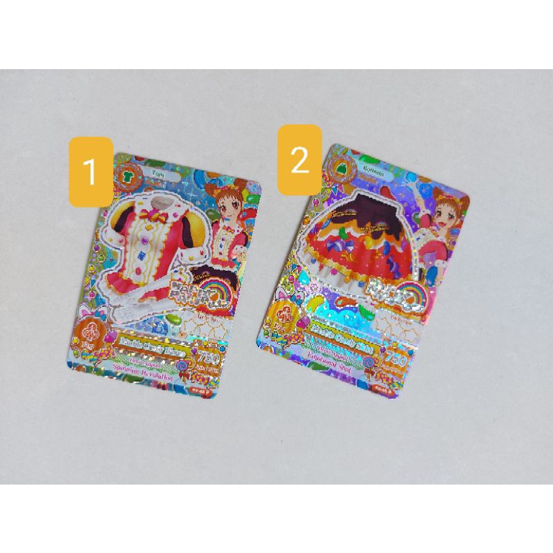AIKATSU card : HAPPY RAINBOW PREMIUM Otome Arizugawa