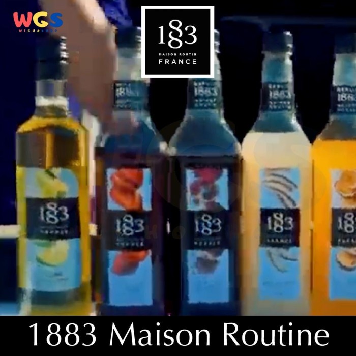 Syrup 1883 Maison Routine Fruit Classic Flavored 33.8 fl oz 1ltr