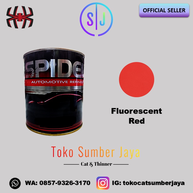 

Cat Spider Warna Stabilo Fluorescent Red SPFL4 1L