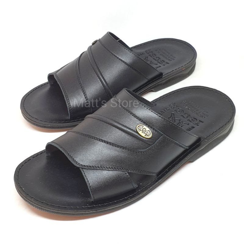 Sandal kulit asli pria Zeger P 054 - size 38 - 43 - 100% original