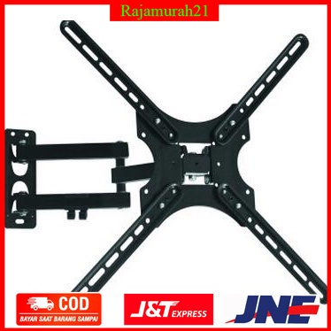 CNXD Telescopic TV Bracket Tilt Mount 200 x 200 Pitch for 32-55 Inch - OMBV0EBK