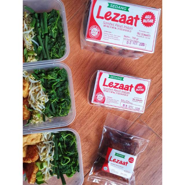 

Sambel Pecel Instant Lezaat - 375gr - Sedang