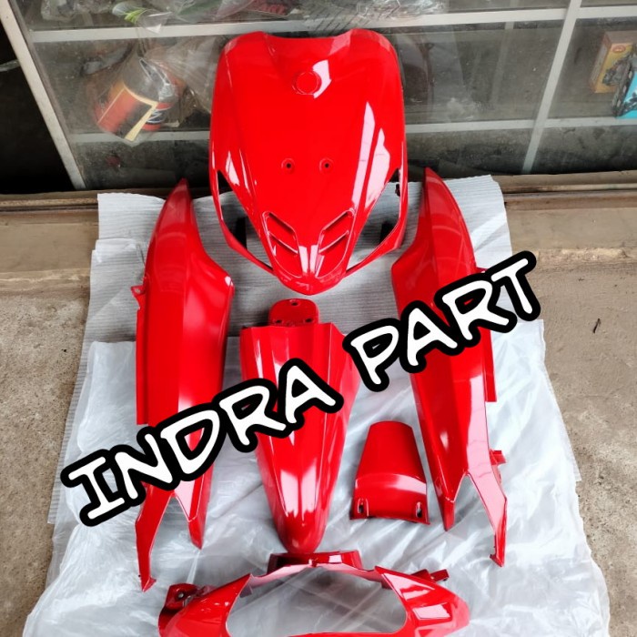 Full Body Halus Mio Sporty Tahun 2004-2007 Warna Merah Cabe Polos