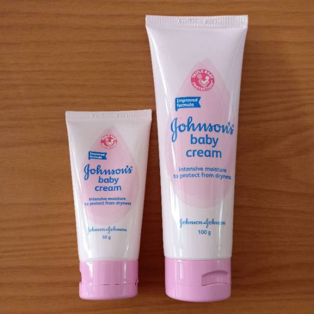 johnsons baby cream isi 100g dan 50g