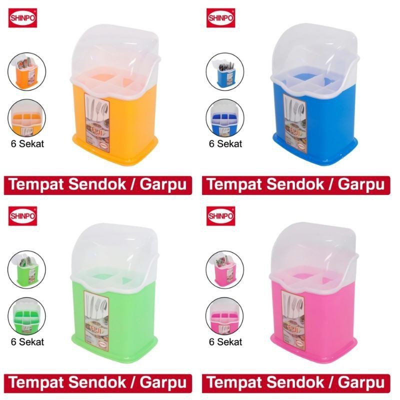 Tempat Sendok 6 sekat Merek Shinpo Terpesona